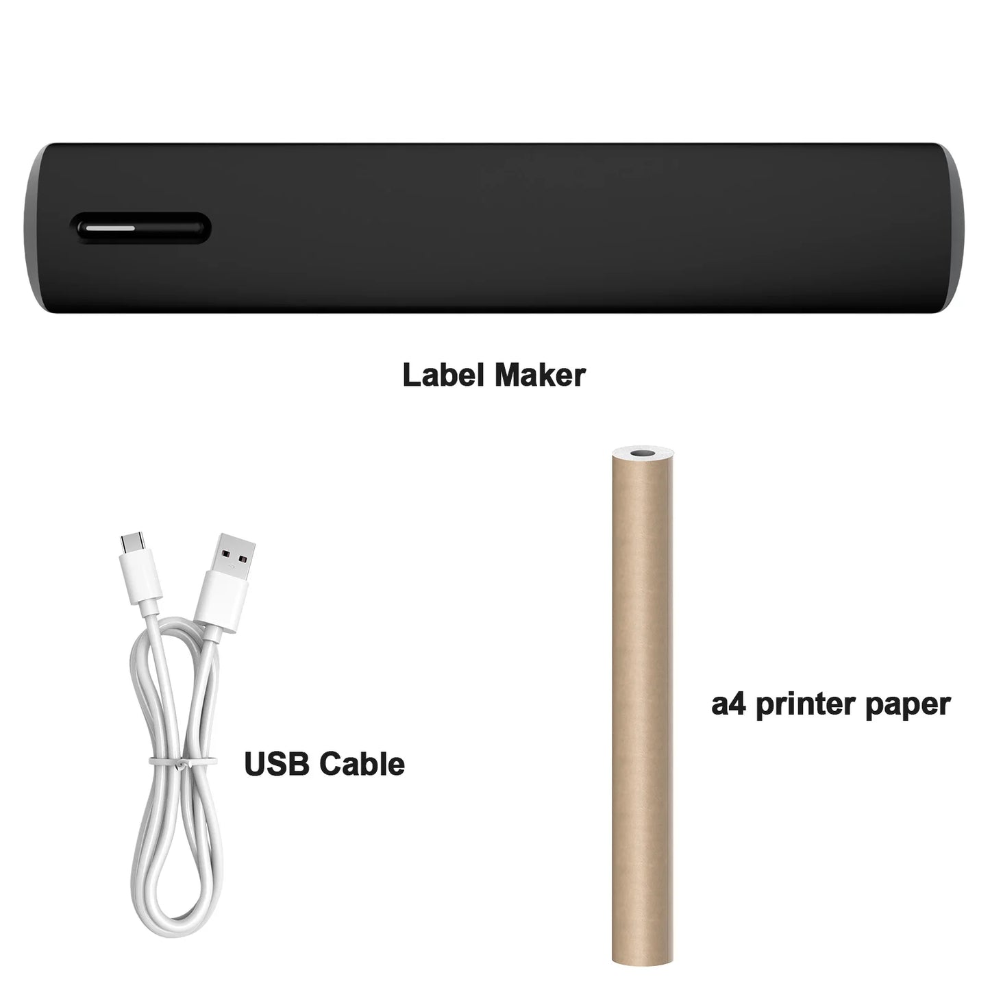 Thermal Printer Inkless Wireless A4 C80 300DPI 1500mAh BT Mobile Printing iOS/Android/Laptop